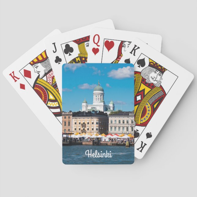 Helsinki Skyline Playing Cards (Back)