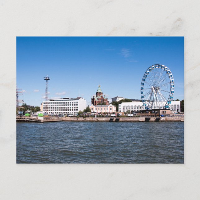 Helsinki Skyline Postcard (Front)