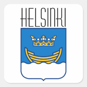 Helsinki Square Sticker