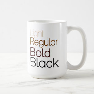 Helvetica Coffee Mug