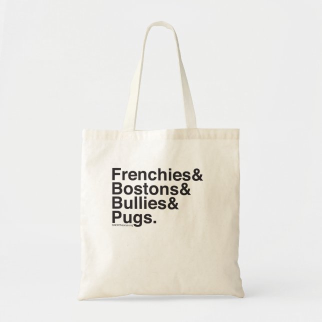 Helvetica Dogs Tote (Front)