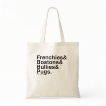 Helvetica Dogs Tote
