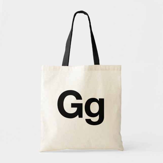 Helvetica Gg Tote Bag (Front)