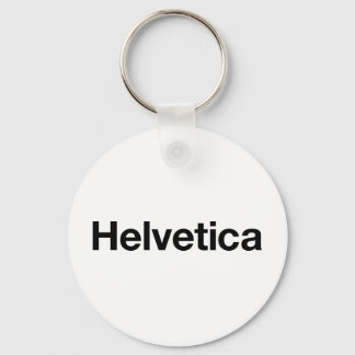 Helvetica Key Ring