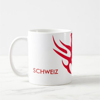 helvetica-red, 1291, SWITZERLAND Coffee Mug