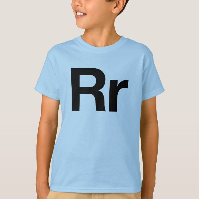 Helvetica Rr T-Shirt (Front)