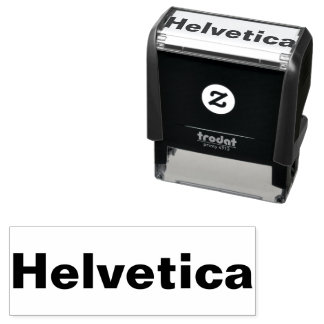 HELVETICA SELF-INKING STAMP