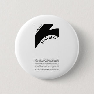 Helvetica Typography | Demo Design 6 Cm Round Badge