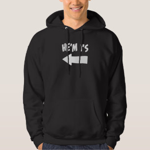 He'm I's I'm He's Meme Parody Couple Essential Hoodie