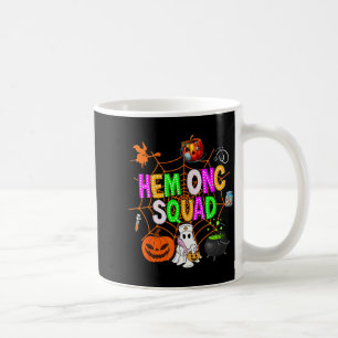 Hem Onc Squad Nurse Halloween Ghost Peds Hematolog Coffee Mug