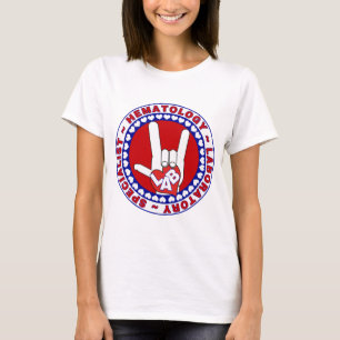HEMATOLOGIST HEMATOLOGY SPECIALIST LOGO ROUND T-Shirt