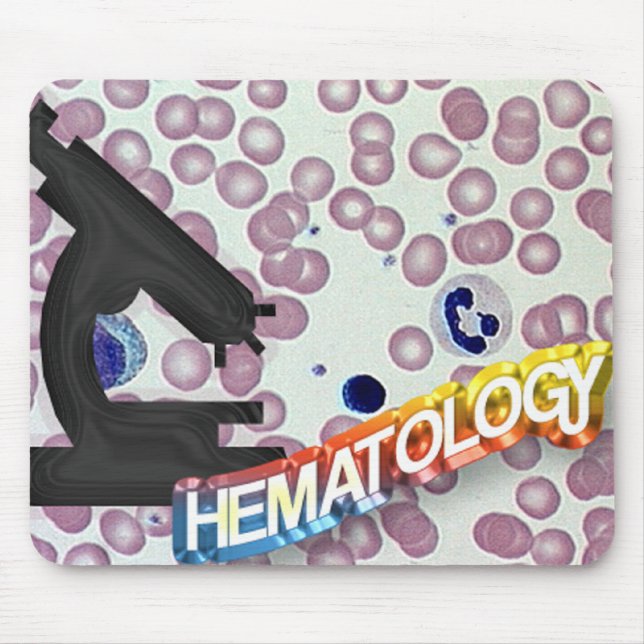 HEMATOLOGY - Medical Technology - Laboratory Mouse Pad (Front)