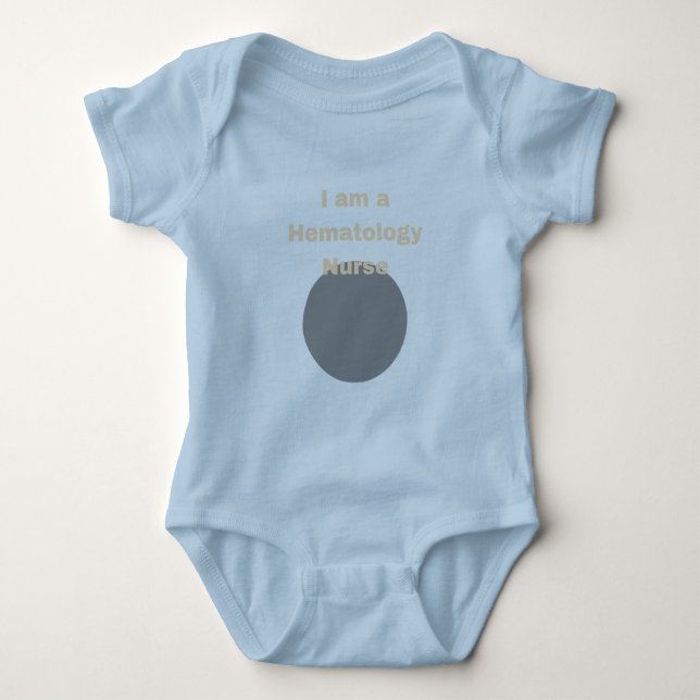 Hematology Nurse - Hematology Nurse Baby Bodysuit (Front)
