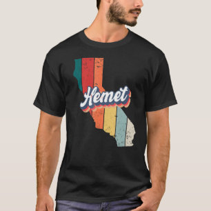 Hemet City Retro Vintage Hometown California T-Shirt