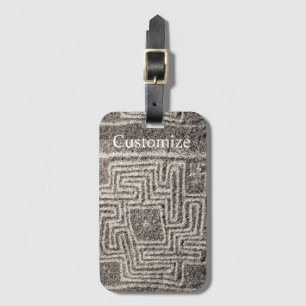 Hemet Maze Stone Thunder_Cove Luggage Tag