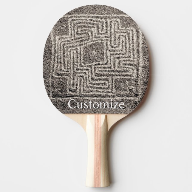 Hemet Maze Stone Thunder_Cove  Ping Pong Paddle (Front)