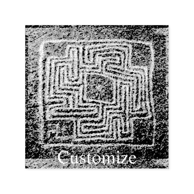 Hemet Maze Stone Thunder_Cove Self-inking Stamp (Design)