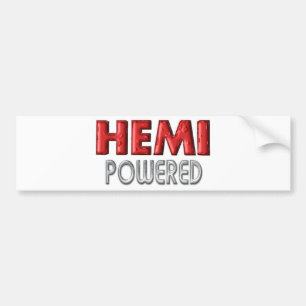 HEMI Powered Bumper Sticker