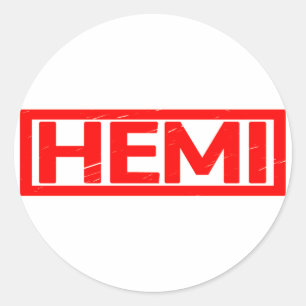 Hemi Stamp Classic Round Sticker