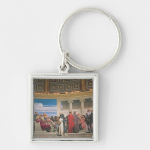 Hemicycle: Artists of All Ages, detail of the righ Key Ring