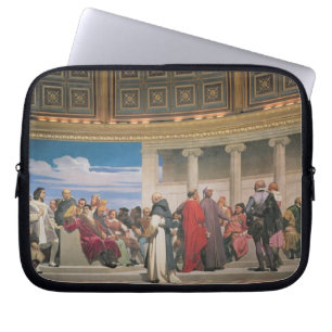 Hemicycle: Artists of All Ages, detail of the righ Laptop Sleeve