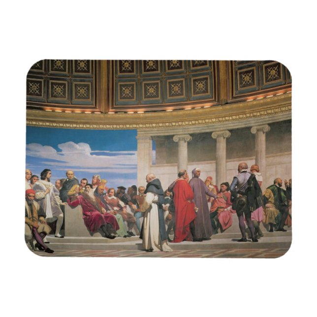 Hemicycle: Artists of All Ages, detail of the righ Magnet (Horizontal)