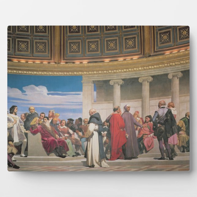 Hemicycle: Artists of All Ages, detail of the righ Plaque (Front)