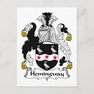 Hemingway Family Crest Postcard