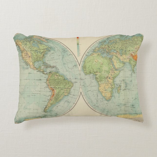 Hemispheres 12 physical decorative cushion (Front)
