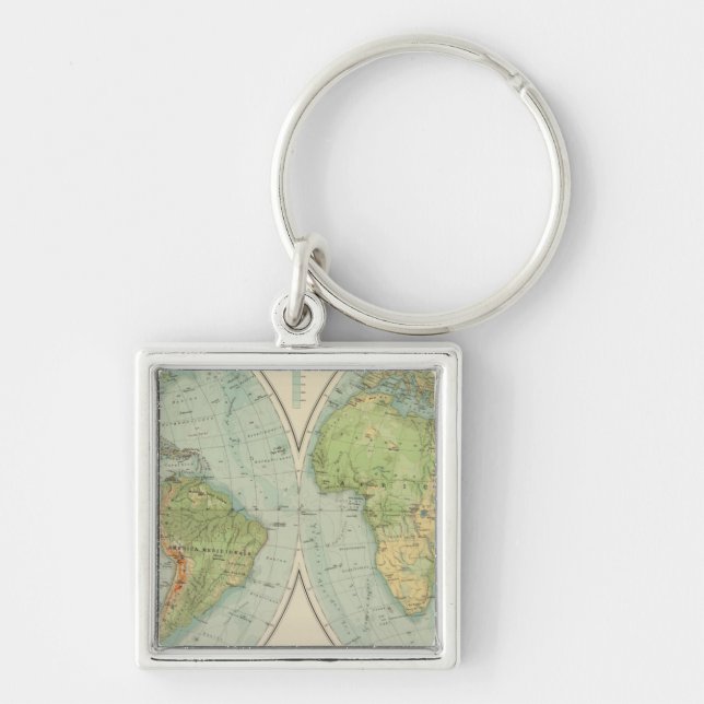 Hemispheres 12 physical key ring (Front)