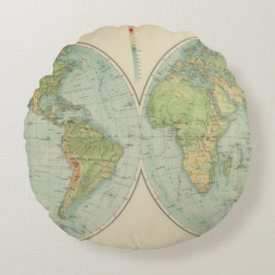 Hemispheres 12 physical round cushion
