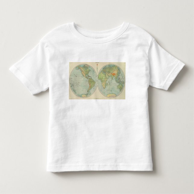 Hemispheres 12 physical toddler T-Shirt (Front)