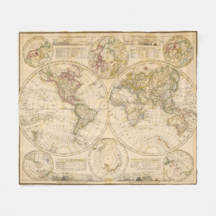 Hemispheres Fleece Blanket