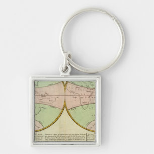 Hemispheres Key Ring