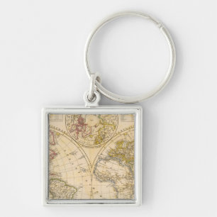Hemispheres Key Ring