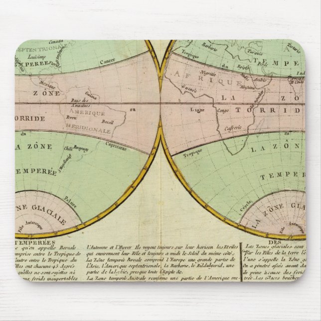 Hemispheres Mouse Pad (Front)