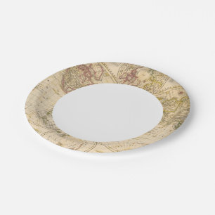 Hemispheres Paper Plate