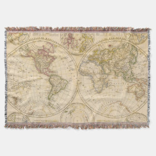 Hemispheres Throw Blanket