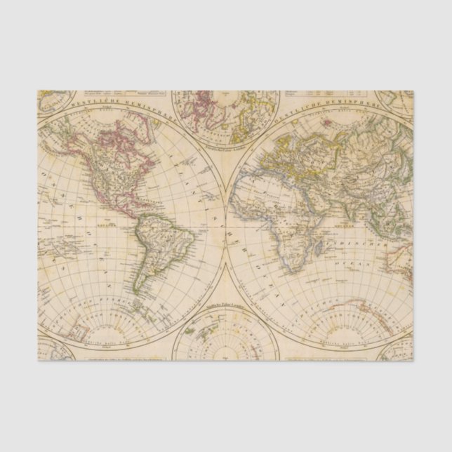 Hemispheres Tissue Paper (Front)