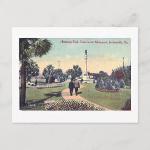 Hemming Park Jacksonville Fl Vintage Postcard