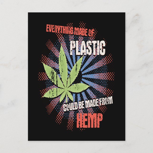 Hemp Plastic Postcard (Front)