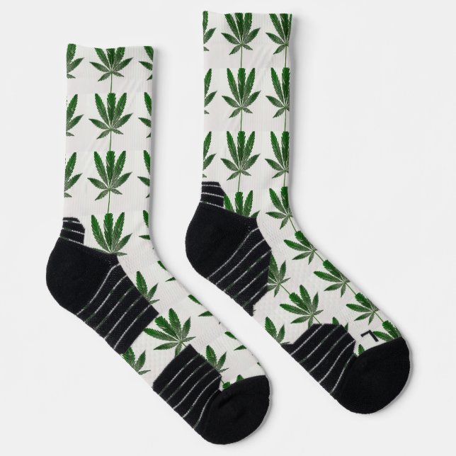 HEMPSHIRE SOX GREEN LEAF HAVIC ACD SOCKS (Right)