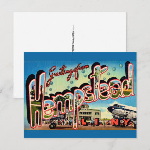 Hempstead Long Island NY Postcard