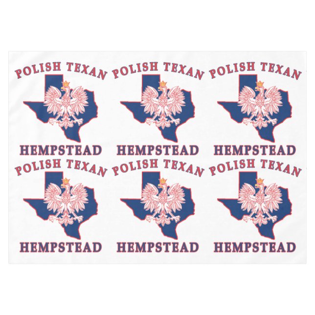 Hempstead Polish Texan Tablecloth (Front (Horizontal))