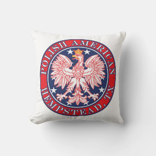 Hempstead Texas Polish American Eagle Cushion