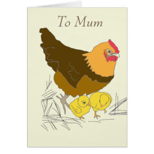 Hen and Baby Chicks