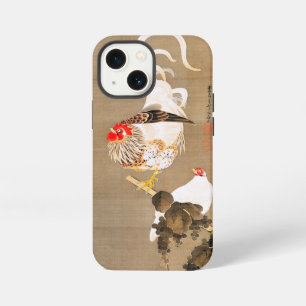 Hen and Rooster with Grapevine by Ito Jakuchu iPhone 13 Mini Case