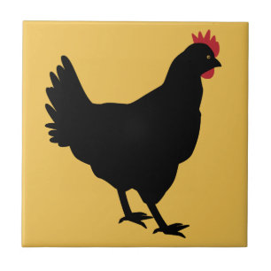 Hen Ceramic Tile