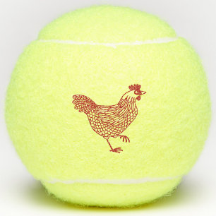 Hen Chicken Tennis Balls