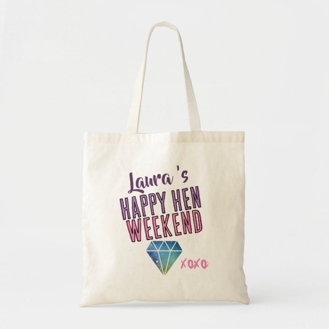Hen Do weekend bag, bachelorette party Tote Bag (Front)